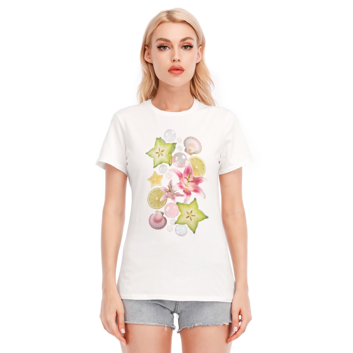 Juminocore Tee, Beach Gyaru T-Shirt, Summer Shirt Coastal Vacation Clothing - Image 3