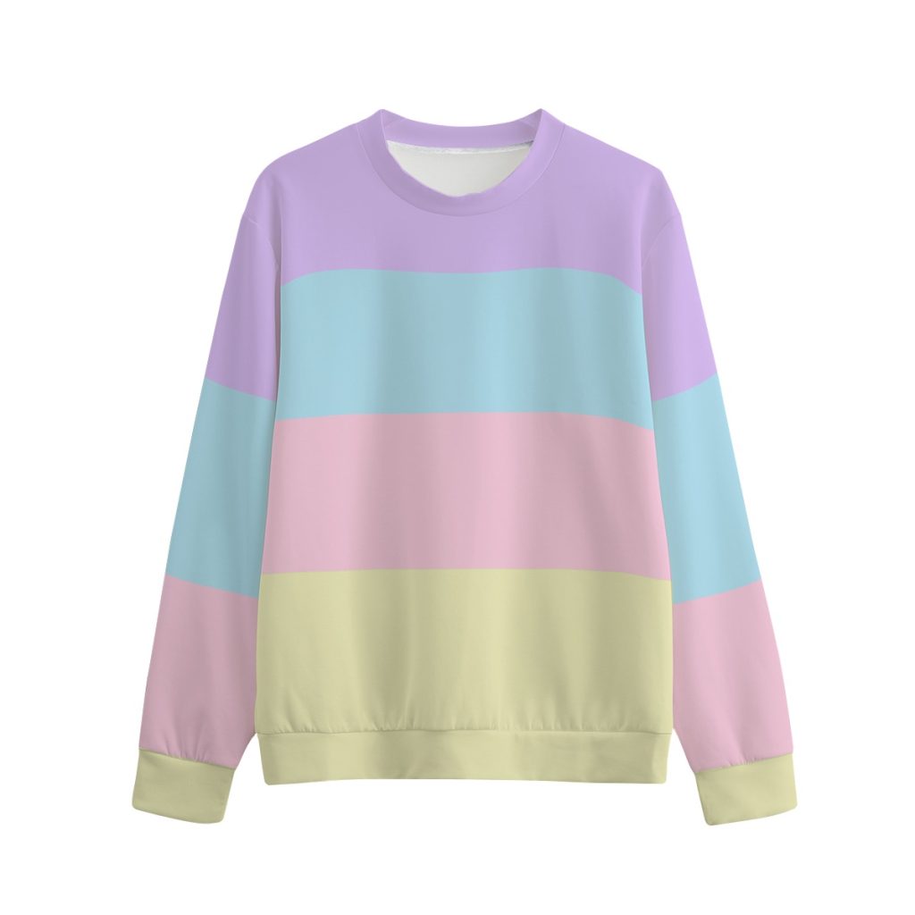 Pastel Rainbow Kidcore Kawaii Sweatshirt — Ohime Mall