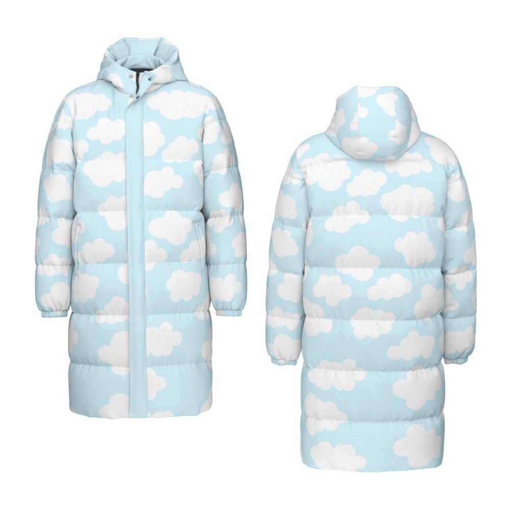Kidcore Cloud Puffer Kawaii Fairy Kei Down Jacket Yume Kawaii Cutecore Winter Coat — Ohime Mall