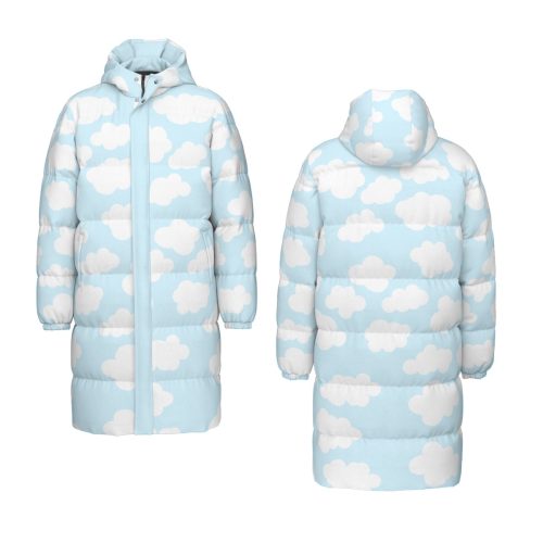 Kidcore Cloud Puffer  Kawaii Fairy Kei Down Jacket Yume Kawaii Cutecore Winter Coat