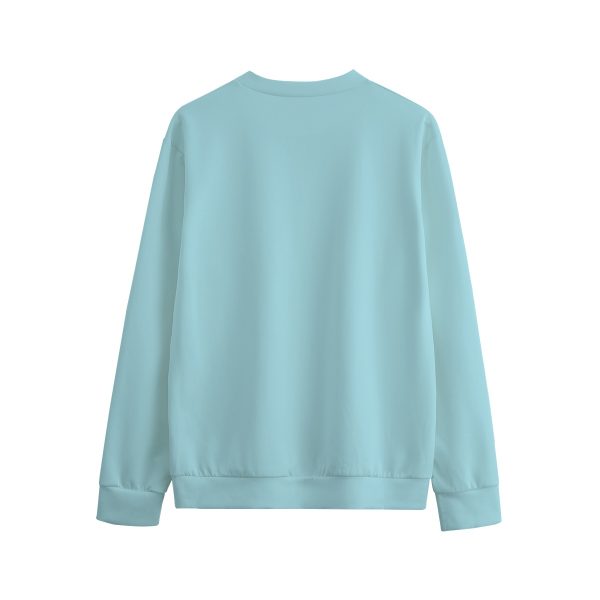 Frutiger Aero Ocean Wave Cotton Sweatshirt — Ohime Mall
