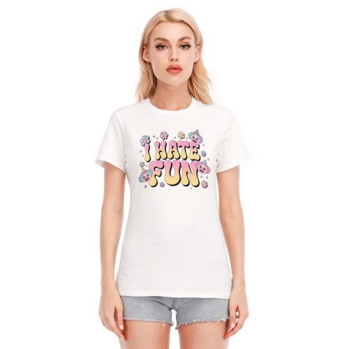 Clowncore Sarcastic Shirt I Hate Fun Emo Tee Meme T-shirt - Image 2