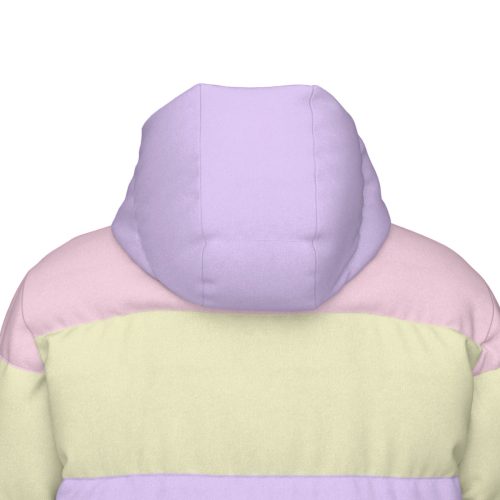 Pastel Rainbow Down Jacket, Kawaii Winter Coat — Ohime Mall