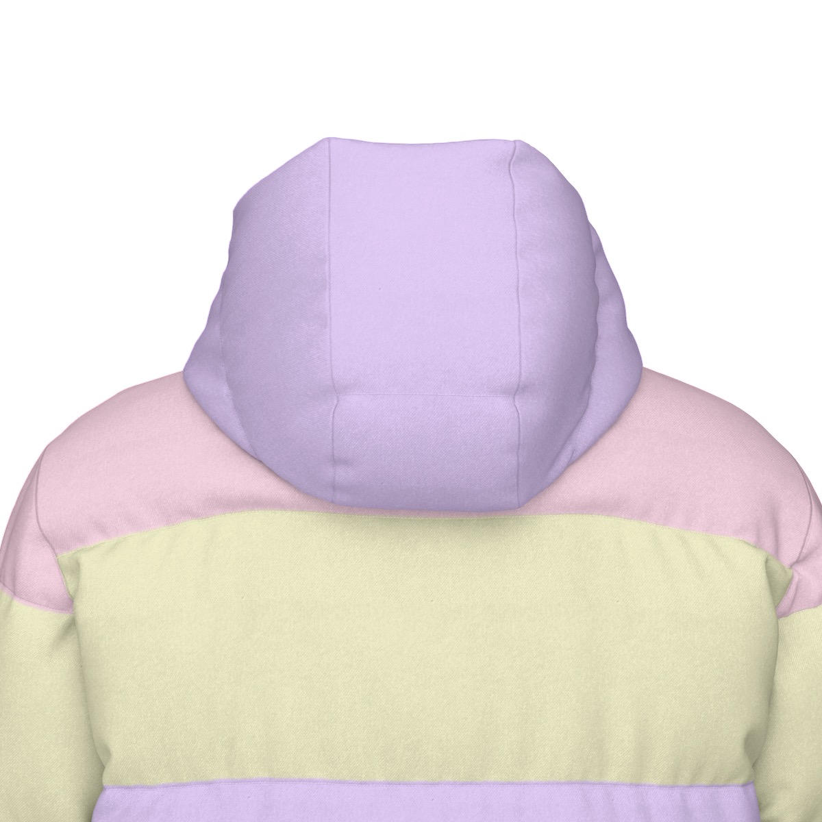 Pastel Rainbow Down Jacket, Kawaii Winter Coat - Image 7