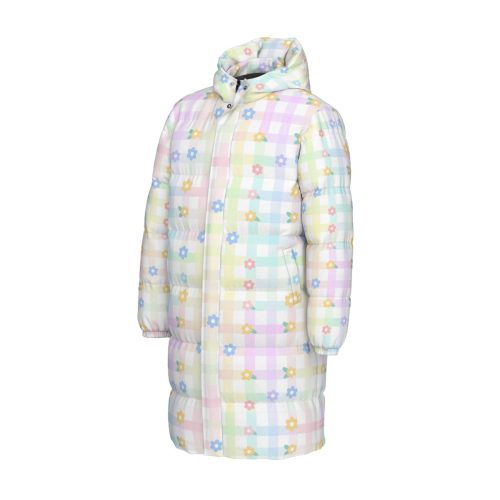 Pastel Gingham Flower Kidcore Puffer Coat – Fairy Kei Kawaii Down Jacket — Ohime Mall