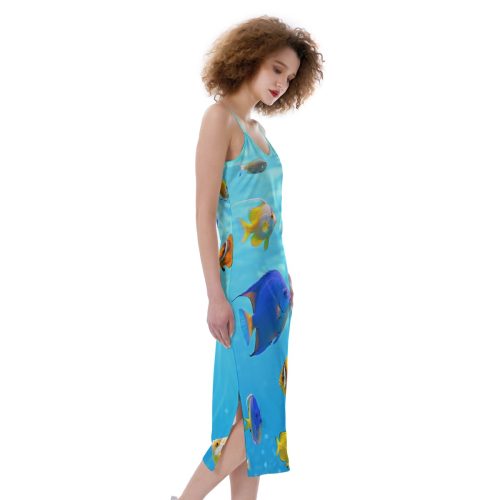 Frutiger Aero Ocean Water  Dress - Image 2