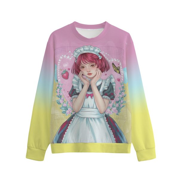 Yume Kawaii Maid Girl Sweatshirt — Ohime Mall