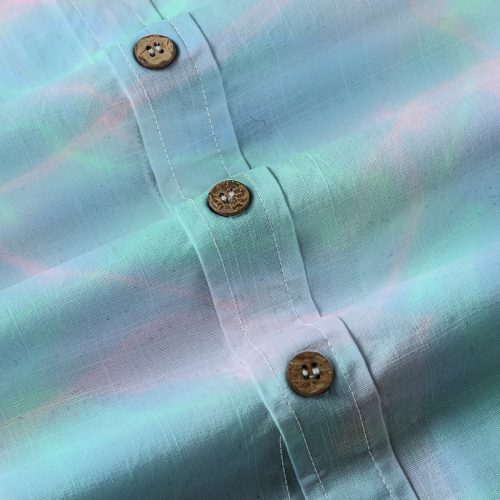 Frutiger Aero Water Ripple Button Up Shirt — Ohime Mall