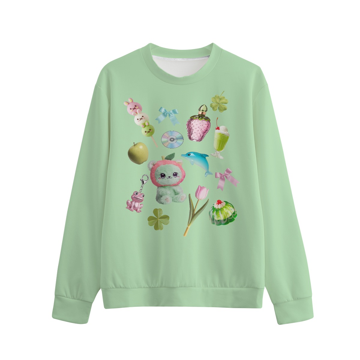 Kawaii Trinket Sweatshirt: Juminocore Yume Kawaii Fashion Pullover - Image 3