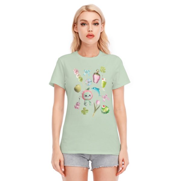 Juminocore Kawaii Trinkets Graphic Tee - Heisei Retro Nostalgia Shirt