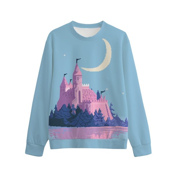 Pixel Castle Pastel Nostalgic Sweatshirt — Ohime Mall