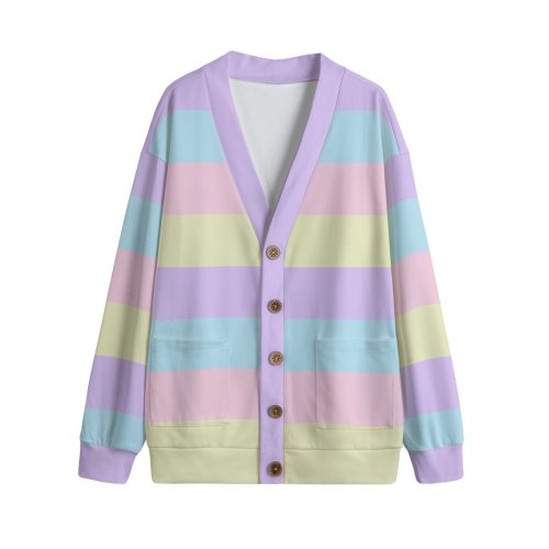 Pastel Rainbow Cardigan: Yume Kawaii Kidcore Fashion