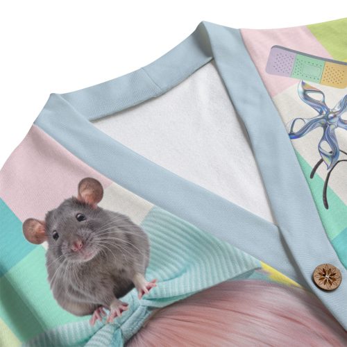 Juminocore Y2K Surreal Collage Cardigan — Ohime Mall