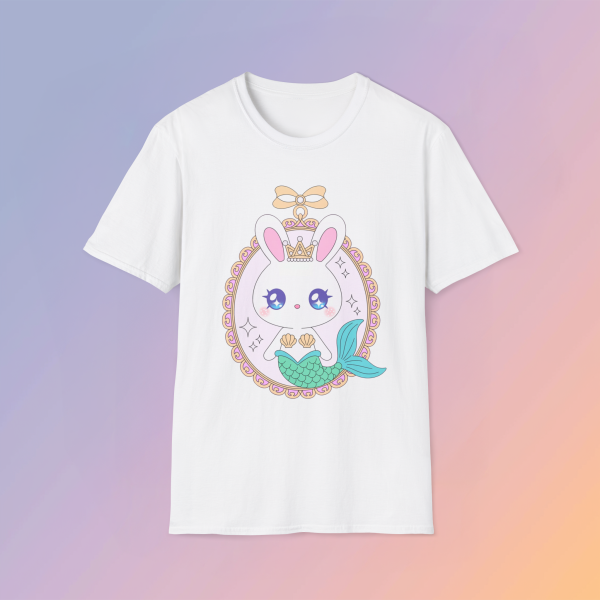 Kawaii Bunny Mermaid T-Shirt:Pastel Kidcore Fairy Kei Fashion — Ohime Mall