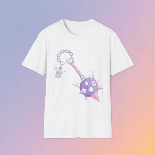 Magical Girl Mace T-Shirt, Kawaii Fairy Kei Pastel Goth Tee — Ohime Mall