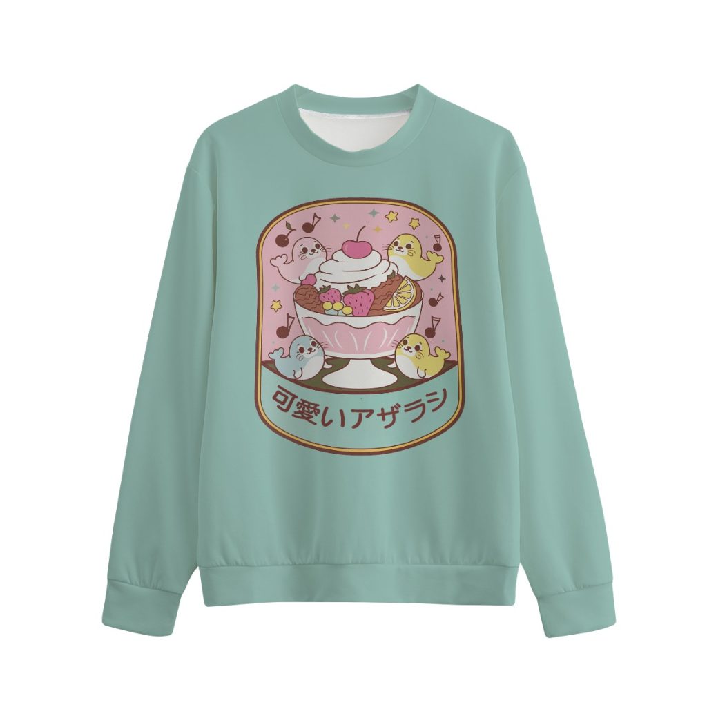Kawaii Seal Sweatshirt: Kidcore Fashion Pullover — Ohime Mall