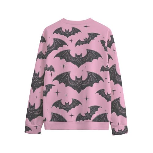 Pink Bat Emo Gothic Sweatshirt — Ohime Mall