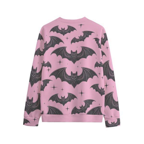 Pink Bat Emo Gothic Sweatshirt — Ohime Mall