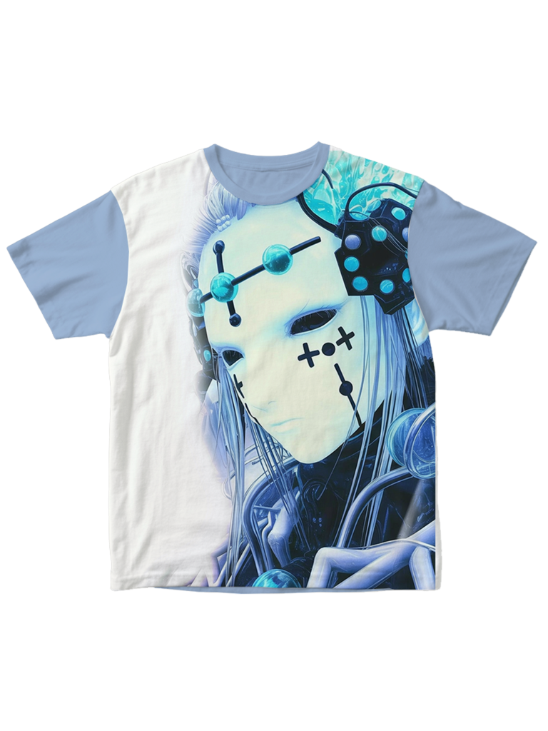 Y2K 3D Aesthetic Cybercore Shirt — Ohime Mall