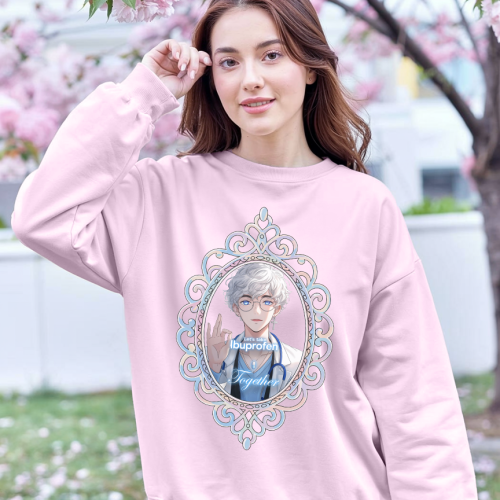 “Let’s Take Ibuprofen Together” Meme Sweatshirt