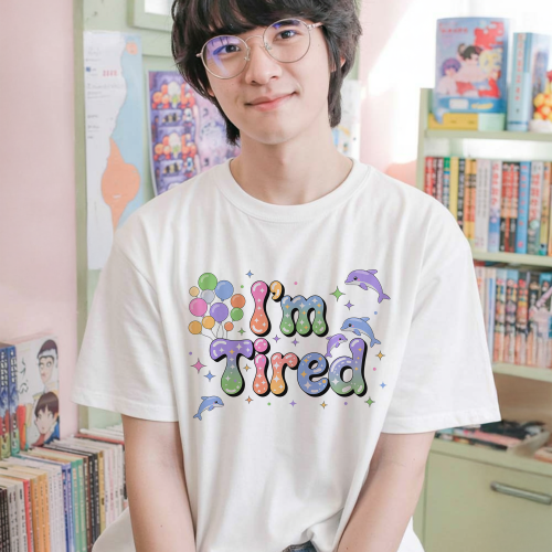 I'm Tired Meme Shirt: Sarcastic Clowncore Tee