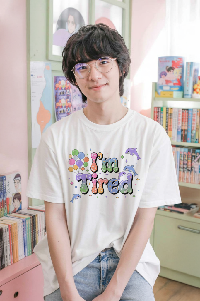 I’m Tired Meme Shirt: Sarcastic Clowncore Tee — Ohime Mall
