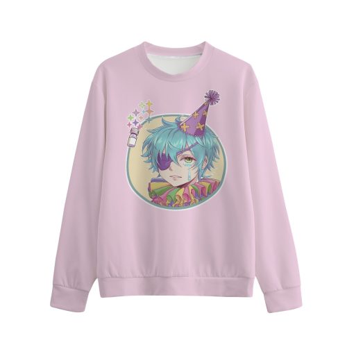 Anime Sad Clown Sweatshirt Kidcore Clowncore — Ohime Mall