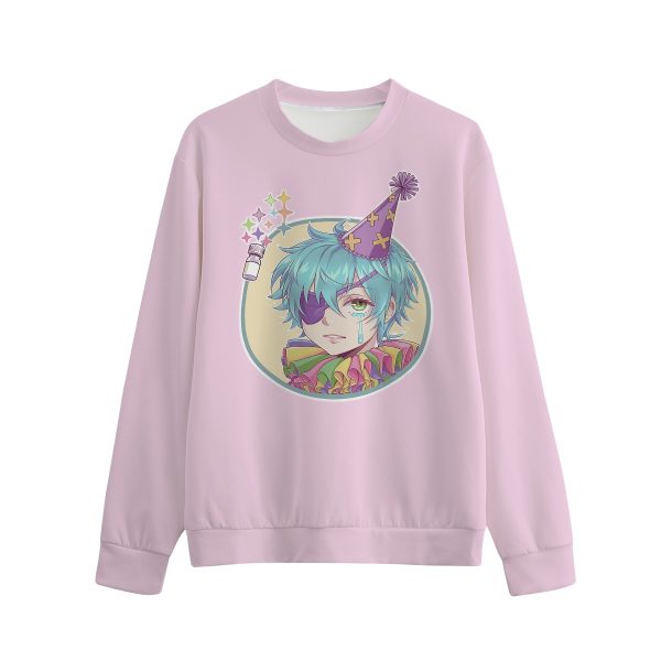 Anime Sad Clown Sweatshirt Kidcore Clowncore — Ohime Mall