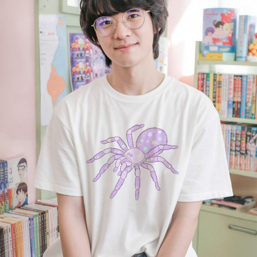 Pastel Spider T-Shirt Kawaii Creepy-Cute Graphic Tee
