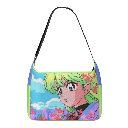 Pixel Anime Girl Y2K Shoulder Handbag Crossbody Purse