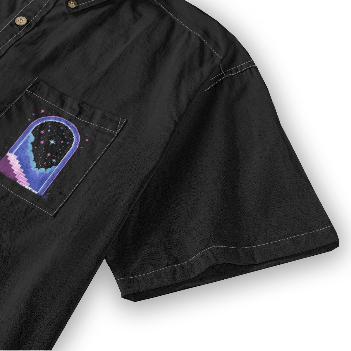 Pixel Game Portal Vaporwave Shirt - Image 4