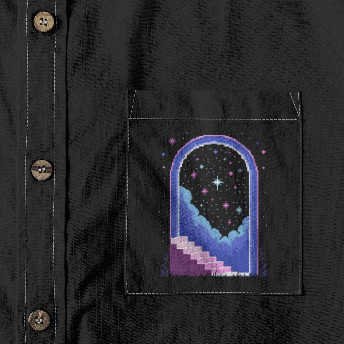Pixel Game Portal Vaporwave Shirt - Image 2