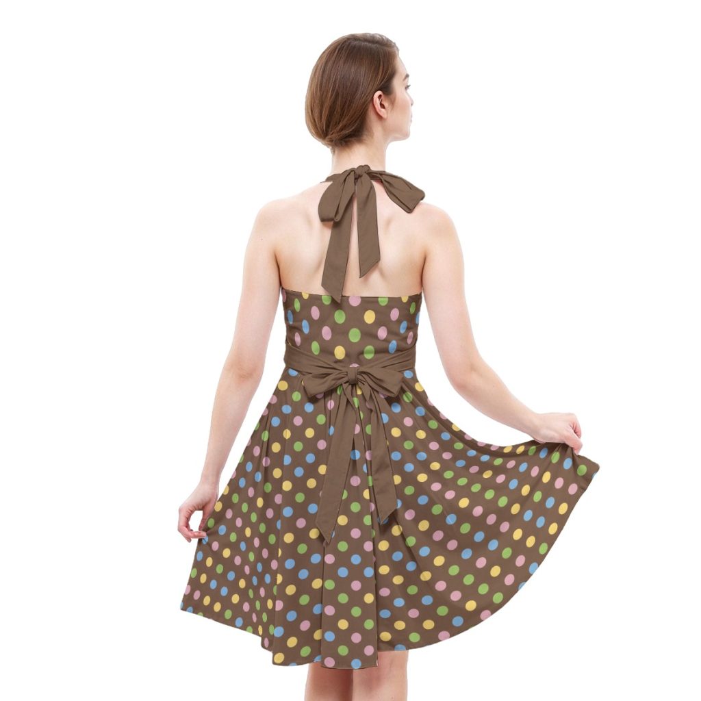 Polka Dot Nostalgic Retro Style Dress — Ohime Mall