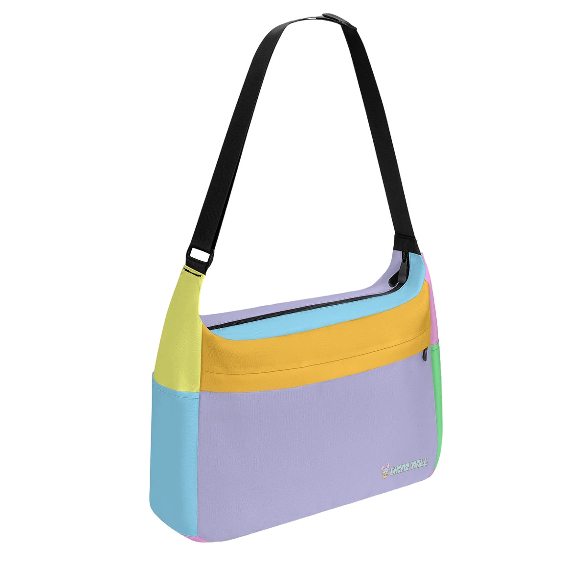 Kawaii Pastel Cute Budgie Y2K Messenger Bag - Image 4