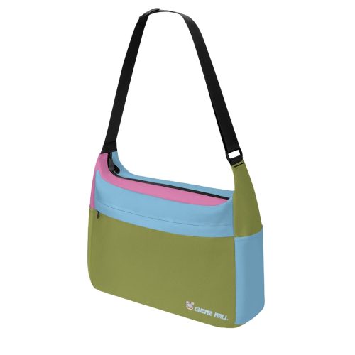 Nostalgic Lo-Fi Summer Day Tram Y2K Messenger Bag — Ohime Mall