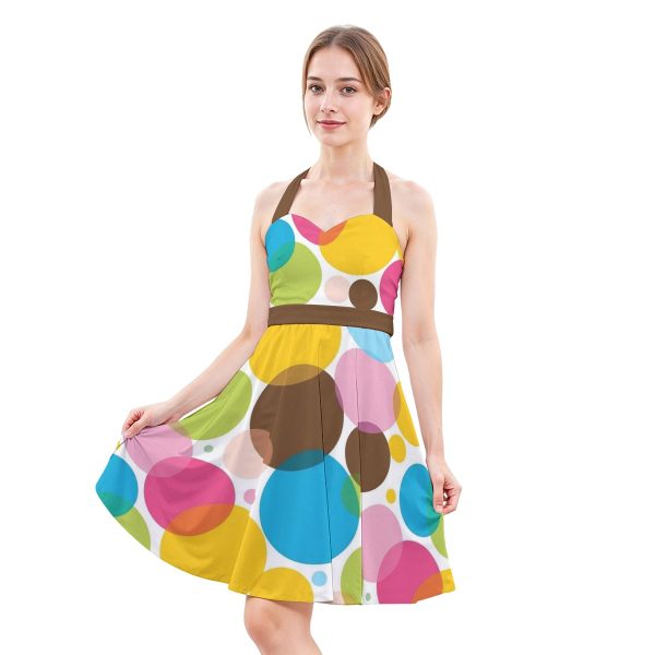 Kidcore Nostalgic Y2K Dotted Dress — Ohime Mall