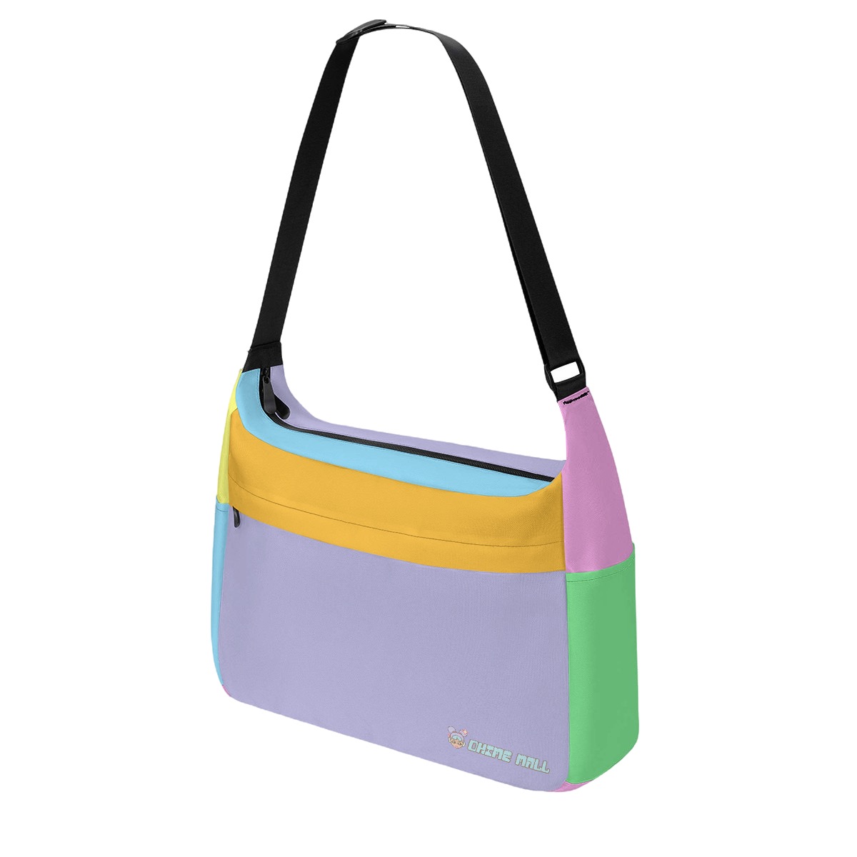 Kawaii Pastel Cute Budgie Y2K Messenger Bag - Image 3