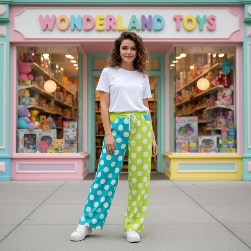 Clowncore Cotton Pants Dopamine Kidcore Clothing — Ohime Mall