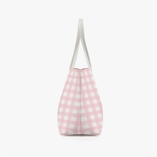 Coquette Pink Gingham Pastel Core Tote Bag — Ohime Mall