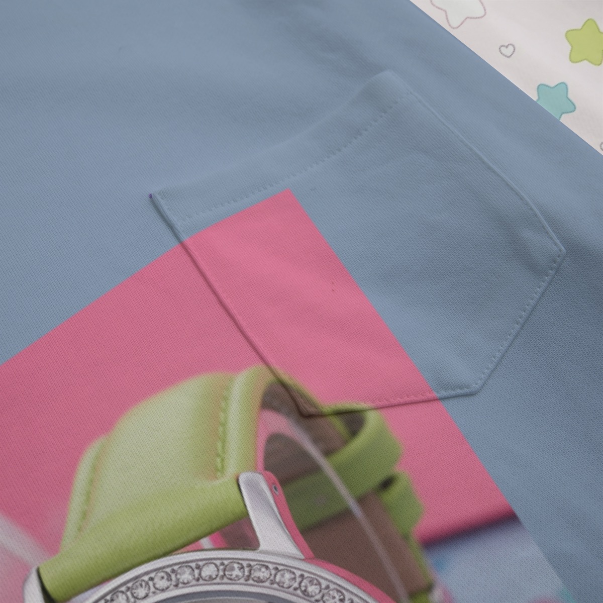 Heisei Retro Pastel Core Soft Girl Collage Sweatshirt - Image 4