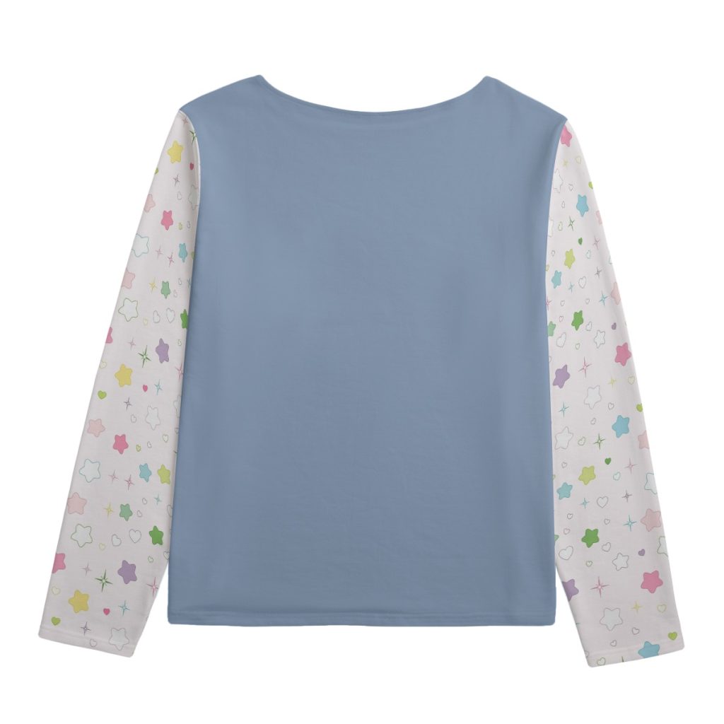Heisei Retro Pastel Core Soft Girl Collage Sweatshirt — Ohime Mall