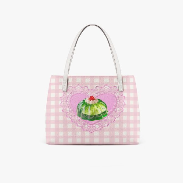 Coquette Pink Gingham Pastel Core Tote Bag — Ohime Mall