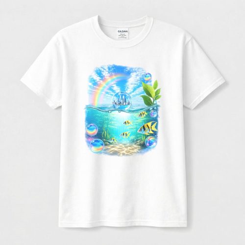 Frutiger Aero T-shirt Utopian Scholastic Aesthetic 2000s Nostalgia Y2K Tee - Image 5