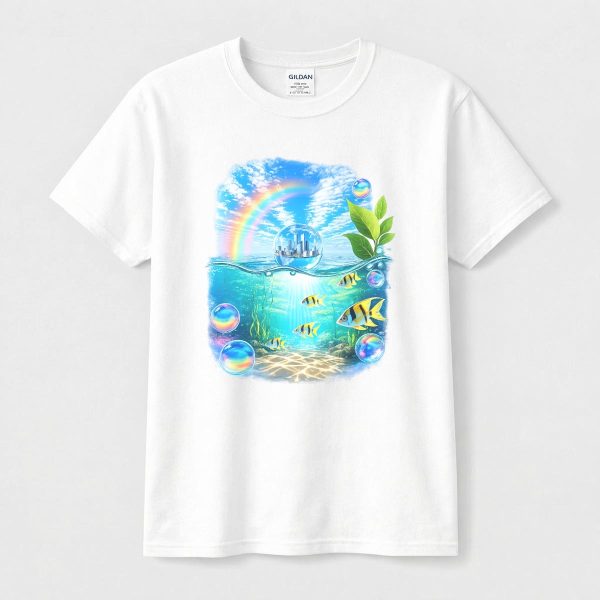 Frutiger Aero T-shirt Utopian Scholastic Aesthetic 2000s Nostalgia Y2K Tee