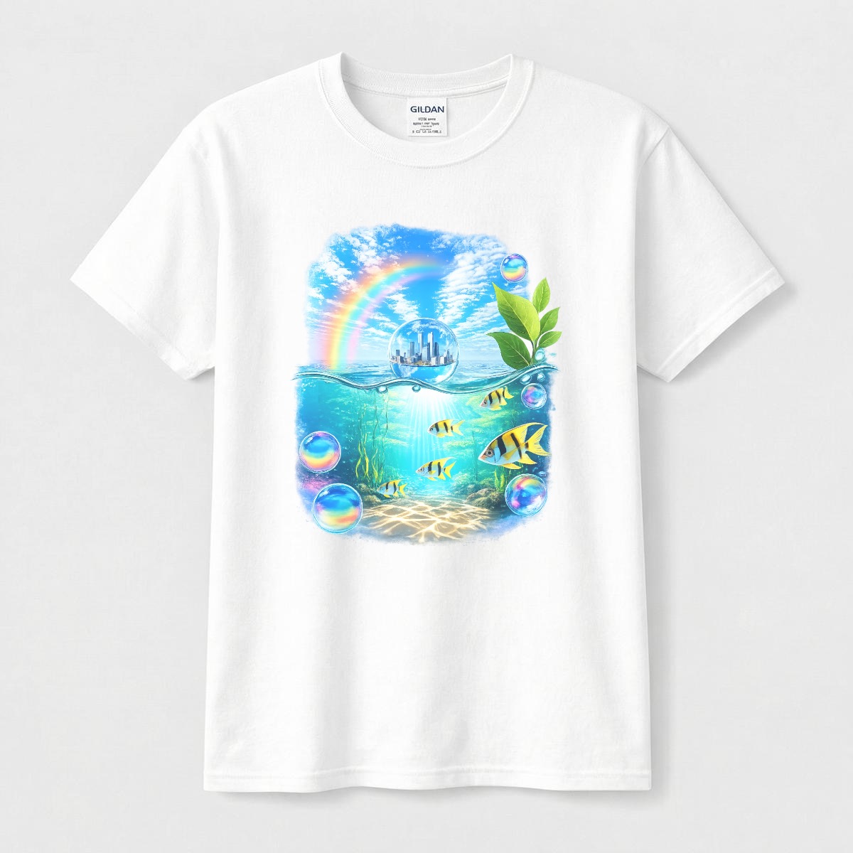 Frutiger Aero T-shirt Utopian Scholastic Aesthetic 2000s Nostalgia Y2K Tee - Image 5