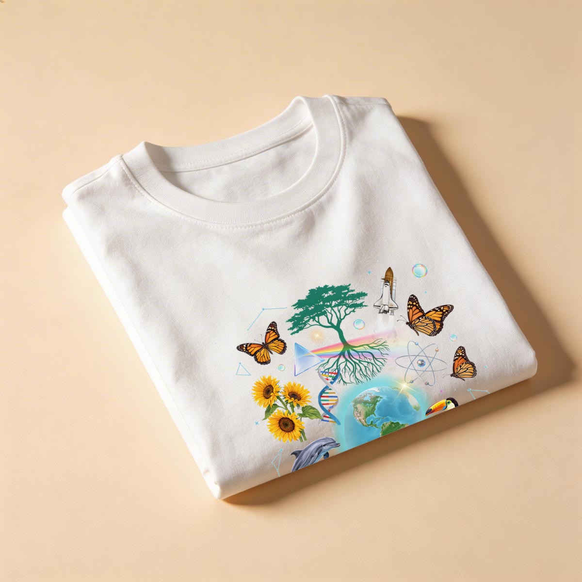 Utopian Scholastic Grafic Tee 90s Aesthetic 2000s Nostalgia - Image 2