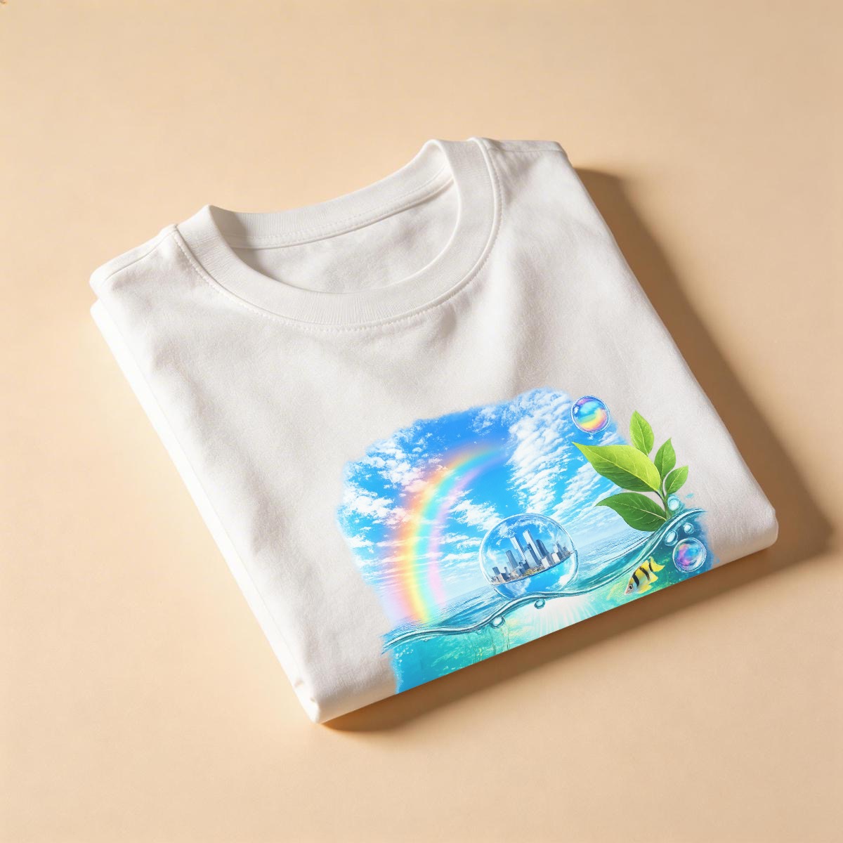 Frutiger Aero T-shirt Utopian Scholastic Aesthetic 2000s Nostalgia Y2K Tee - Image 2