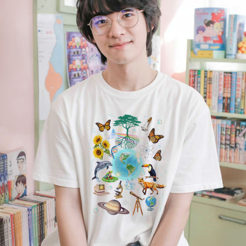 Utopian Scholastic Grafic Tee 90s Aesthetic 2000s Nostalgia
